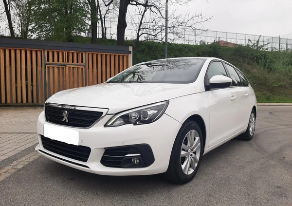 Peugeot 308 cena 51600 przebieg: 112000, rok produkcji 2019 z Kisielice małe 562